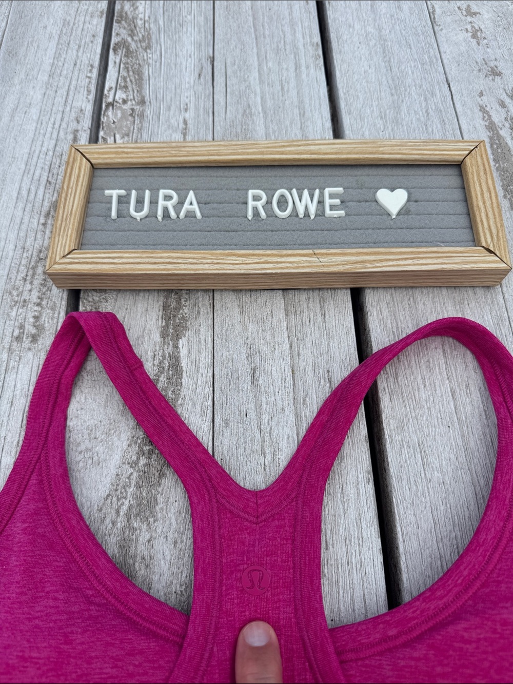 Lululemon Ebb to Street Tank Pink Flare Size 10 NWT - Picture 6 of 8